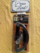 Prime-Line C 1222 Diecast Black Sliding Patio Glass Door Handle Set Lock