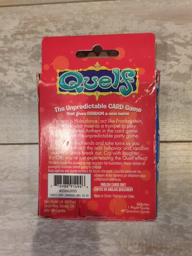 Quelf - The Unpredictable CARD Game - Complete Spin Master - Picture 2 of 2