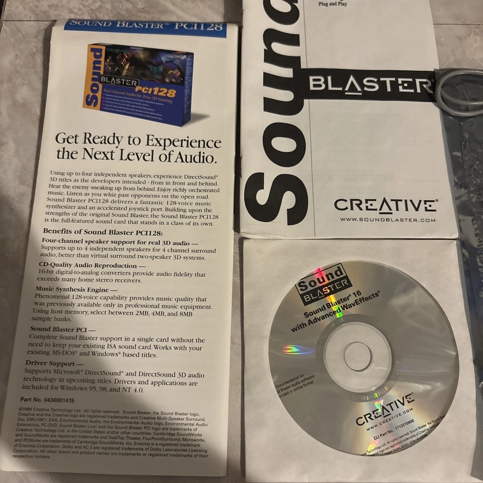 VINTAGE Creative Sound Blaster 16 WavEffects SB4525 - Image 3 of 4