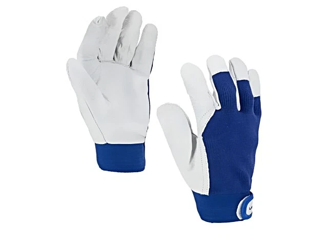 L270610K Schutzhandschuhe Größe: 10 blau Naturleder LAHTI PRO - Bild 1 von 1