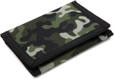 Kids Wallet for Boys and Girls, Novelty Wallet for Boys Ages 5-7, Camo Teen Wall