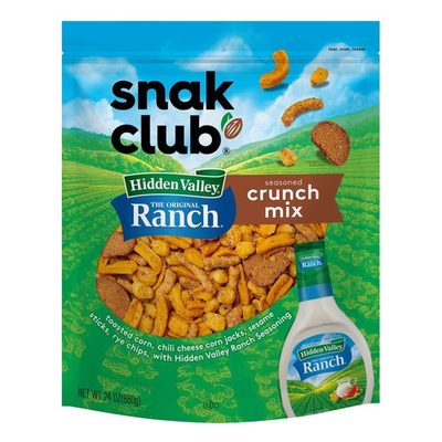 #ad Snak Club Crunch Mix Hidden Valley Ranch Seasoned 24 oz $26.99