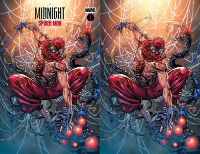 MIDNIGHT SPIDER-MAN #1 KEN LASHLEY NYCC EXCLUSIVE VARIANT SET W COA's