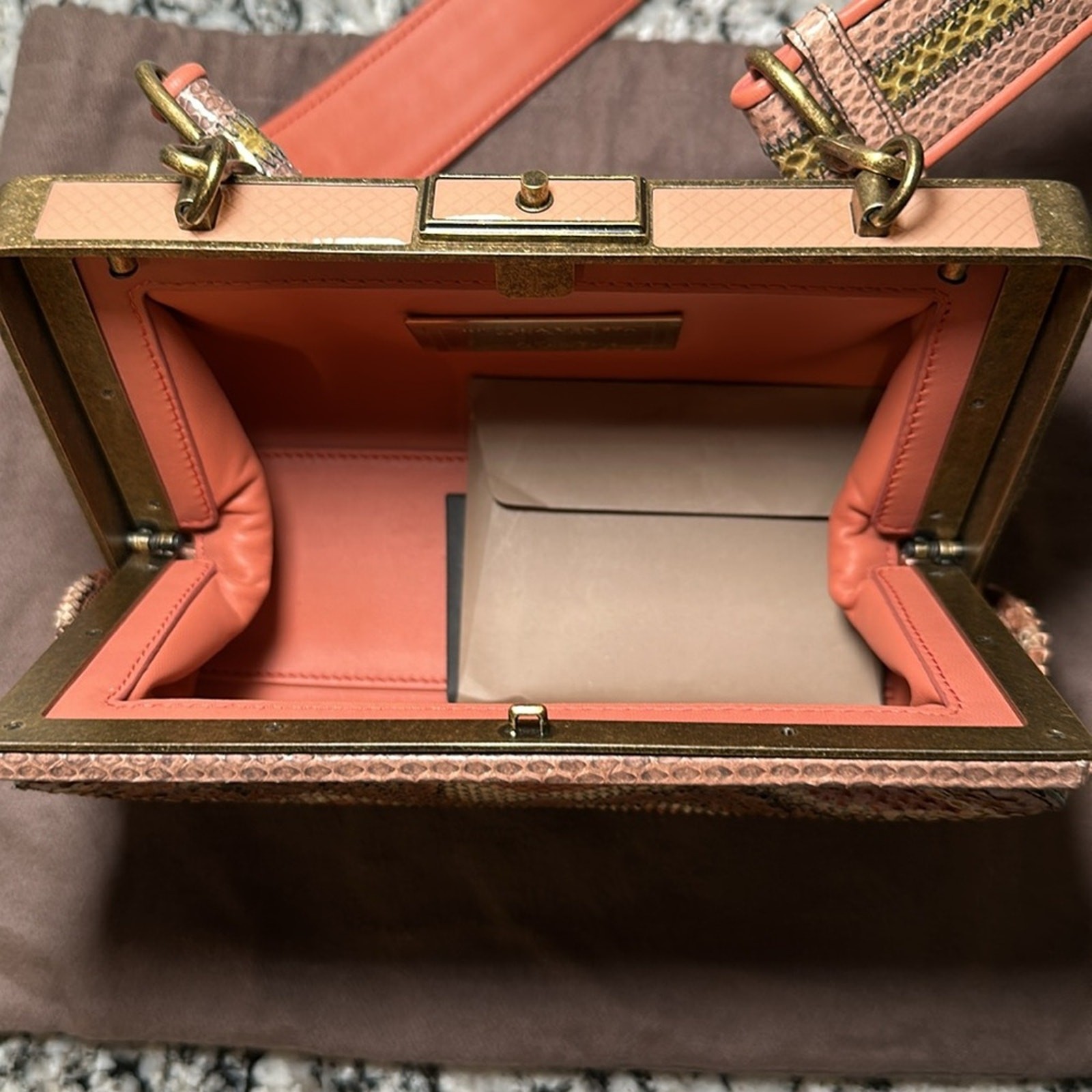 Bottega Veneta Limited Edition Python Dahlia Burano Bag thumbnail 9