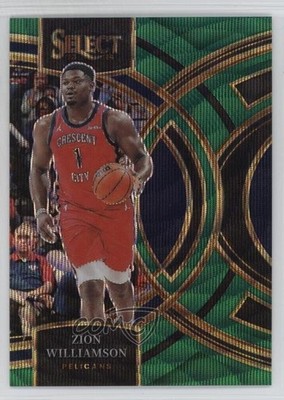 2023-24 Panini Select Premier Level Green Wave Prizm 25/50 Zion Williamson 1t4l