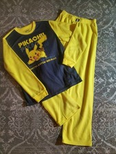 Youth Boys Pokemon two-piece pajama set long sleeve and pants Pikachu XL 14-16