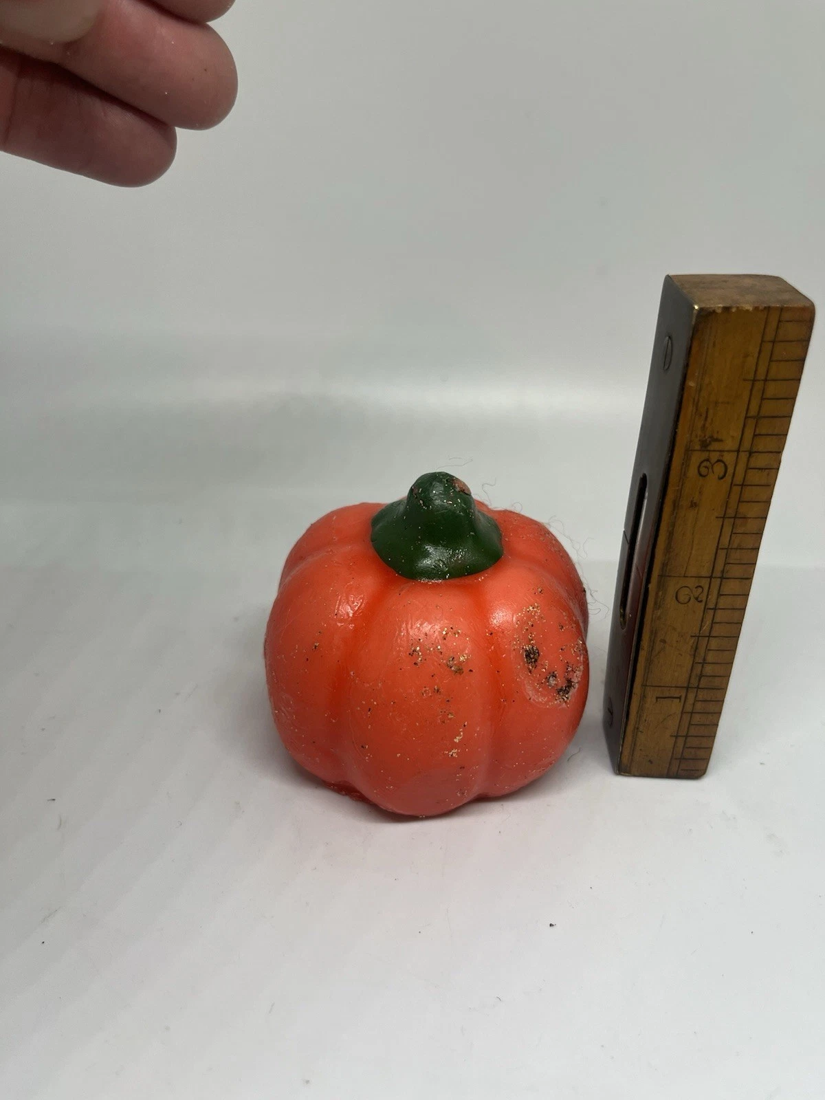 Vintage Halloween Pumpkin Candle Collectible Cool! - product detail image 4