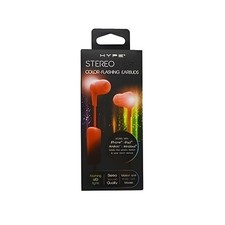 Hype LED Color Flashing Wired 3.5mm Earbud Headphones Headset In-Ear Stereo