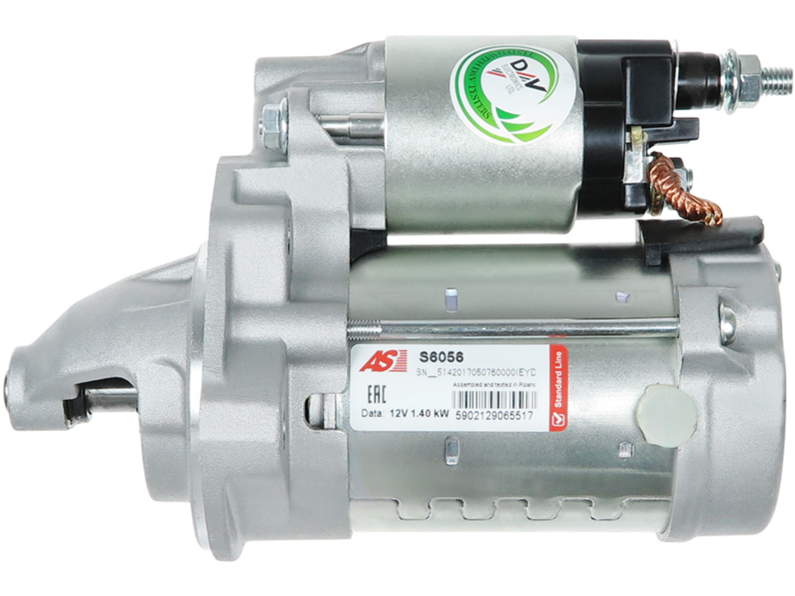 Brand New Starter Motor 12V 1.4kW 10T for FIAT C 2009-2013 OE 428000-7470