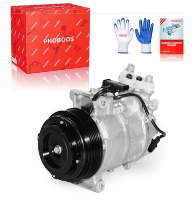 PHOBOOS A/C Compressor with Clutch Compatible with Mercedes-Benz - (H3-A3)
