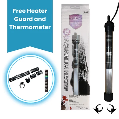 Hepo Bundle - Aquarium Heater with Free Heater Guard and Thermometer (25-300w) - Image 1 of 4