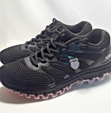 K-Swiss Comfort Athletic 200 Running Sneaker Tubes Black Pink Size 8 M Women EXC
