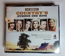 COUNTRY'S NUMBER ONE HITS VARIOUS ARTISTS (4 CD Box Set) 80 SONGS [NEW SEALED]