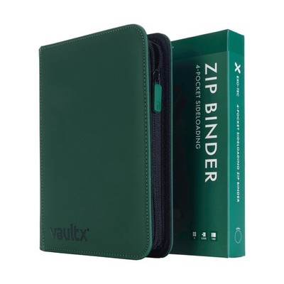 Vault X Exo-Tec  Zip Binder - 4 Pocket Trading Card Album Folder - 160 Side Load