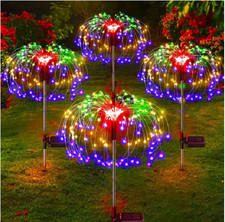 LED Solar Firework Lights Garden Decoration Fairy Lights Waterproof Outdoor Dand