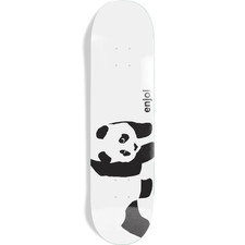 Enjoi Skateboard Deck White Panda R7 White Dipped 8.5