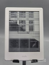 Amazon Kindle Model: SY69JL 8th Generation 4GB 6" Touchscreen Wi-Fi White