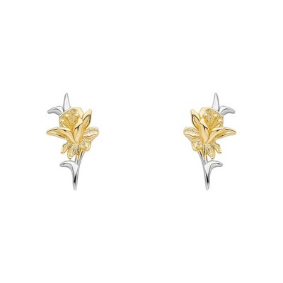 Laura Ashley E6608 Heritage Daffodil Ohrstecker Sterlingsilber