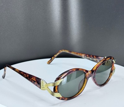 VTG GLORIA VANDERBILT TORTOISE BROWN Womens Glam Full Rim Sunglasses FRAMES ONLY