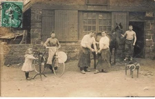 Carte Photo - Georges Lebrun Maréchal Ferrant à Meslay par CESNY BOIS HALBOU