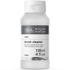Winsor  Newton Brush Cleaner  Restorer, 4.0-oz 4 Fl Oz Pack of 1 , White