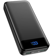 40000mAh Power Bank PD 30W QC 4.0 Fast Charging, 3 Outputs for iPhone  Samsung