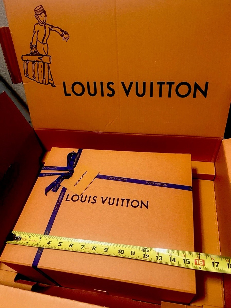 Authentic LOUIS VUITTON LV Gift Box Magnetic Empty Large Box