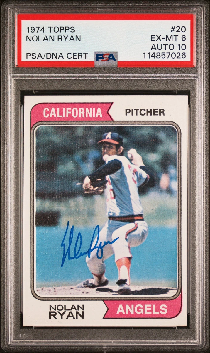 Nolan Ryan Baseball 1974 Season Sports Trading Cards & Accessories