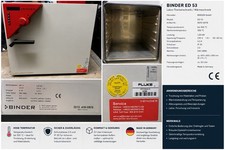 WTB BINDER W&Auml;RMESCHRANK TROCKENSCHRANK BRUTSCHRANK ED53 300&deg;C 53LITER TOP