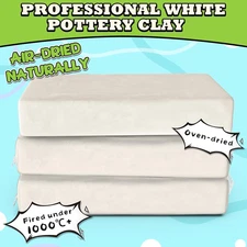 Premium Air Dry Clay for Kids Natural Modeling Pottery Clay for Wheel 3.3Lbs Toy