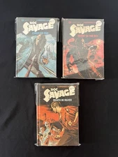 Doc Savage Vintage Golden Press Hardcover Books - 3 Volumes (2,4,6) - 1975