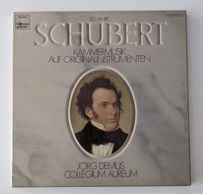 Schubert Kammermusik - Jörg Demus Collegium Aureum  Harmonia Mundi  3LP Box