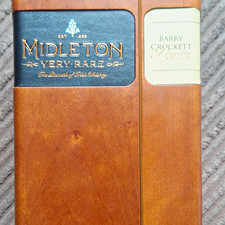 Midleton Very Rare Wooden Bar Cabinet, 2 Doors, Bottle Holder, Whisky Theme