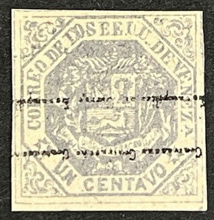 Venezuela Stamp #40a MH Inverted Overprint 1873