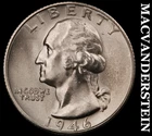 1946-S Silver Washington Quarter - Choice Gem Brilliant Unc++++  Lustrous  #K176