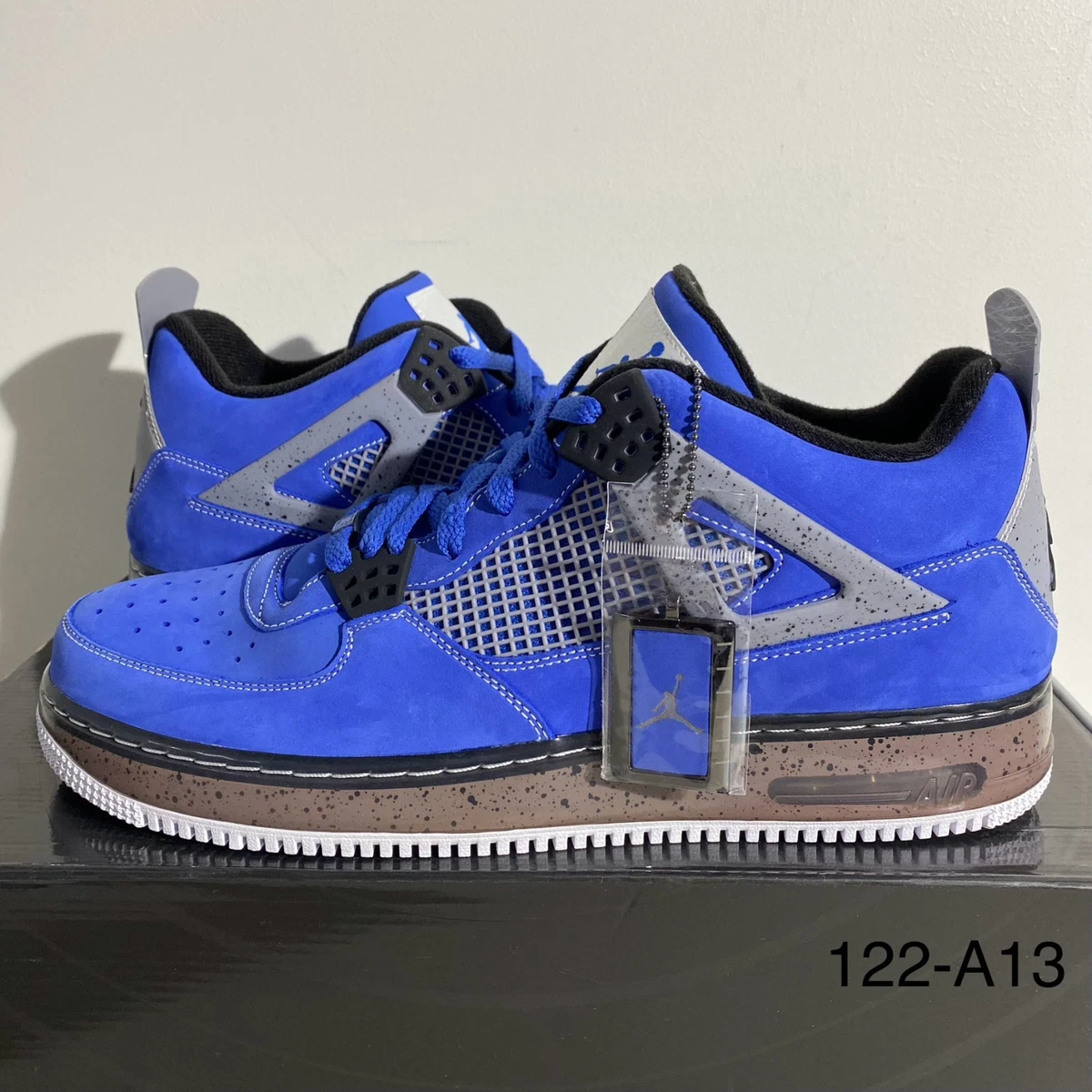 Jordan Fusion 4 Premier Varsity Royal Cement for Sale