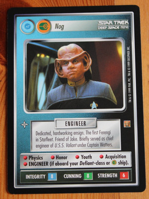 Star Trek CCG - Rules of Acquisition - Nog