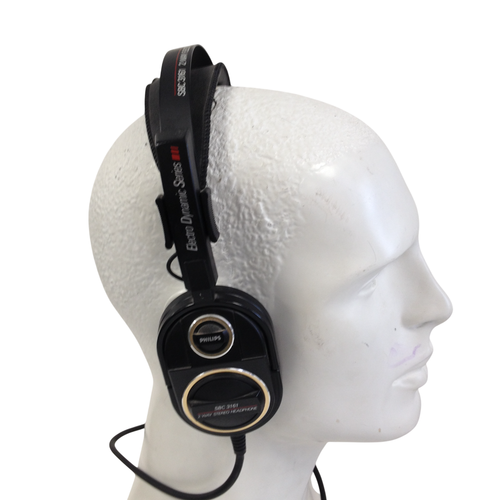 Philips SBC 3161 2-Way Electro Dynamic Stereo Headphones Vintage Untested