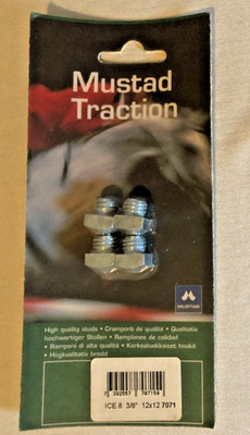 EVENTING JUMPING Horseshoe STUDS by Mustad Traction -Set of 4 - NEW! 7071