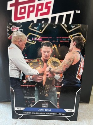 WWE 2025 Topps Now John Cena Saturday Nights Main Event Card #137 *IN ...
