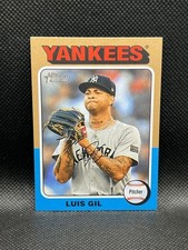 2024 Topps Heritage High Number Luis Gil #601 New York Yankees Base Baseball