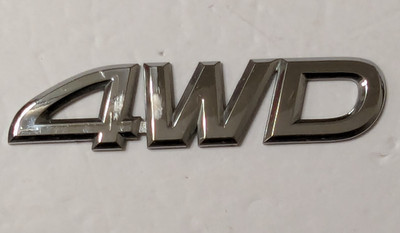 2001-2007 Toyota Sequoia REAR Tailgate 4WD Emblem Badge Script Logo Factory OEM