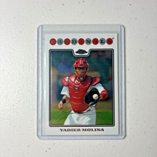 2008 Topps Chrome Refractor #170 Yadier Molina St. Louis Cardinals