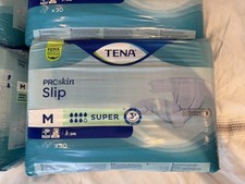1 PACK OF TENA SLIP PROSKIN SUPER Medium 30 SLIPS INCONTINENCE PANTS NAPPIES