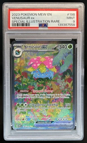 2023 Pokemon SV 151 Venusaur ex #198/165 PSA 9