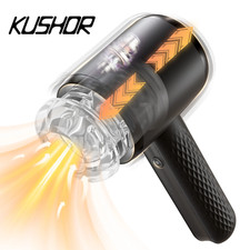 Automatic Telescopic Male Masturbator Masturbation Cup with 6 Powerful Thrusti