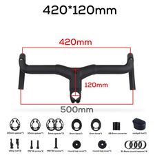 Syncros Carbon Integrated Gravel Cavo Interno Routing Bici Strada Drop Bar