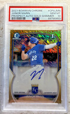 2023 Bowman Chrome Junior Marin Prospect Auto Gold Shimmer /50 PSA 10 GEM MINT