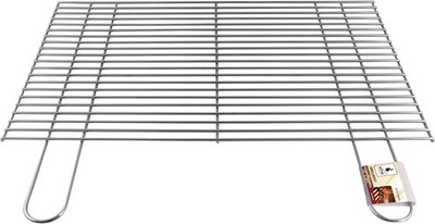 5x Activa 17800A Eckiger Grillrost Grillgitter mit Griffe Edelstahl Rost 60x40cm