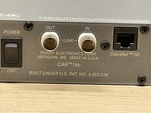 Peavey Architectural Acoustics MediaMarix CAB 16o AudioOUTPUT Bridge /GAR723 - Picture 3 of 12